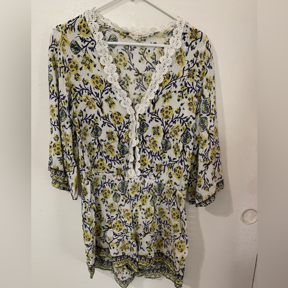 May & July romper size large